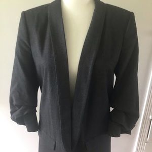 Zara Woman Gray Wool Blazer M